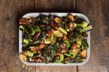 Garlic Roasted Brussels Sprouts