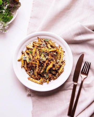 Blistered Wax Beans with Ponzu and Chili