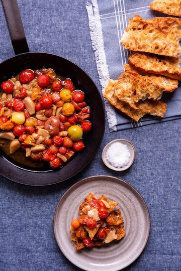 Tomatoes in Garlic Confit