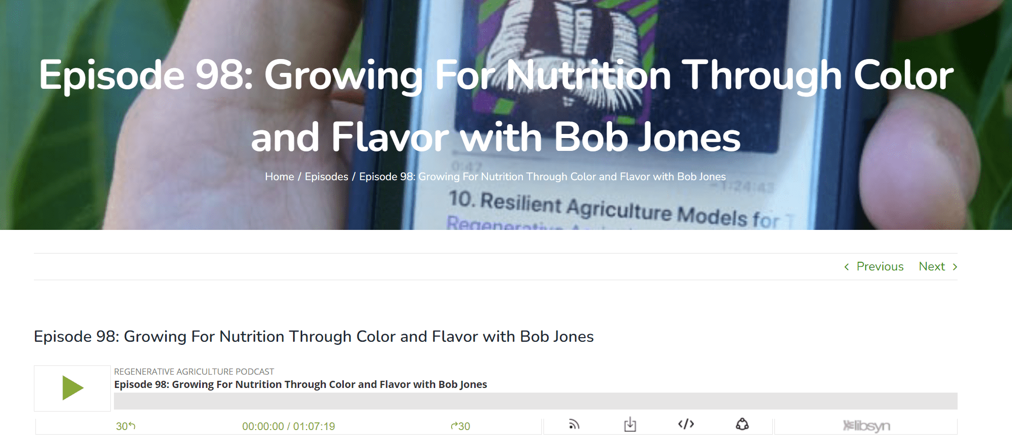 Regenerative Agriculture Podcast with John Kempf